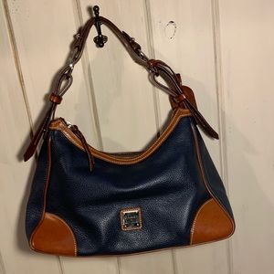 Dooney & Bourke blue leather tote